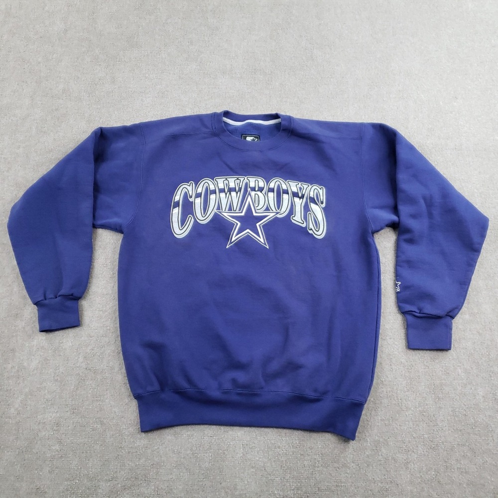 Vintage Dallas Cowboys Sweatshirt Crewneck Mens Large NFL‎ Football Starter 90s